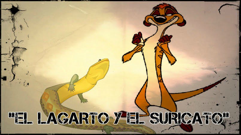 Fábula El lagarto y el suricato - Fábulas de animales Fábula El lagarto y el suricato - Fábulas de animales