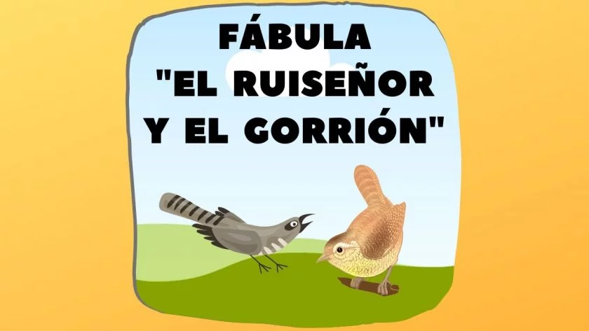 Fábula el Ruiseñor y el Gorrión